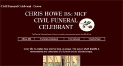 Desktop Screenshot of devon-funerals.co.uk